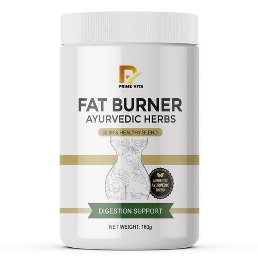 [BRSRYGD5CUCAEYAV] PRIMEVITA Fat Burner Powder | Thermogenic | Supports Weight Management & Boosts Metabolism 160g (PACK-1)
