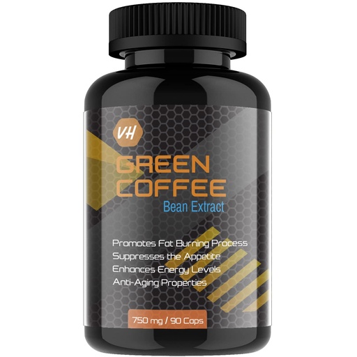 [BRSWYHYPBAAWEDTX] VitaminHaat Green Coffee Bean Extract | 50% Chlorogenic Acid | Supports Appetite Management & Energy Levels | 750 mg | 90 Capsules
