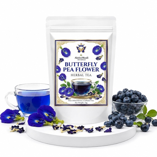 [BRSRYGQQDENBSDY7] Butterfly pea Tea For Immunity, Respiratory Health - Herbal Tea