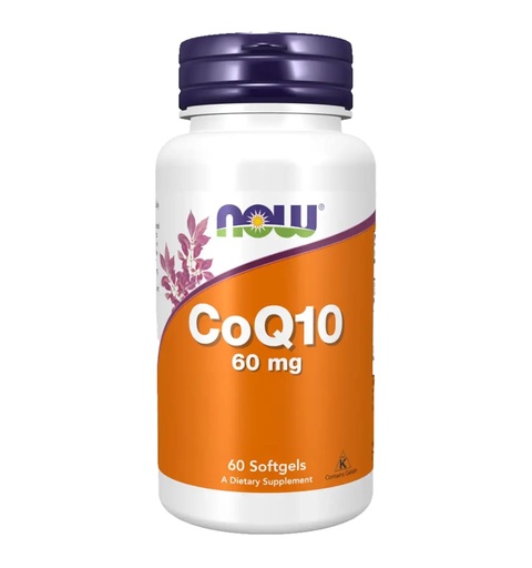 [BRSWIYAPBB4BUYA5] Now Foods - Co Q 10 With Omega-3 Fish Oil, 60 mg, 60 softgels
