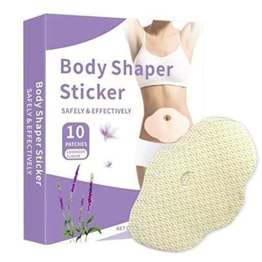 [BRSREAYOOICQGHY4] Body Shaper Stickers for Weight Loss | Korean Wonder Patch Belly Wing | Waist & Abdominal Slimming Fat Burning Stickers | Abdomen Treatment for Fat Loss & Body Shaping (10 Patches)