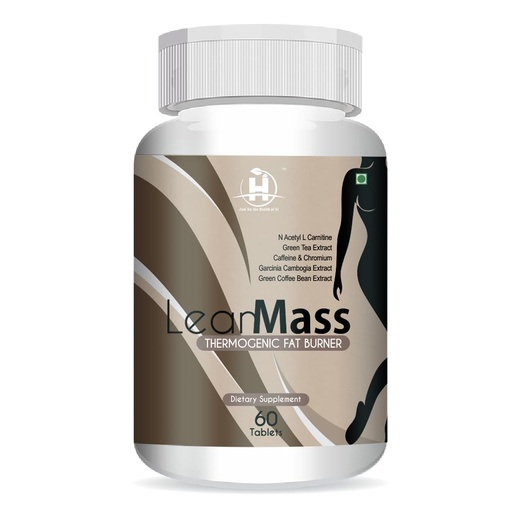 [BRSROGA7O56G2C3J] Healthy Nutrition - Just for the Health of it Lean Mass Fat Burner for Men & Women with Green Coffee Bean Extract | Caffeine & Chromium | Weight & Fat loss supplement - 60 Tablets