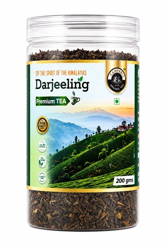[BRSRYZIKBAHGOD3H] CAMPBELL Organic Premium Darjeeling Green Tea, 200g | 100% Organic Loose Leaf | Himalayan Whole Leaf | Rich Aroma & Smooth Flavor | Natural Antioxidants | Vegan | Non-GMO