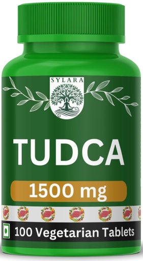 [BRSREEIOOB6BEDIV] SYLARA TUDCA 1500 mg+ 7 in 1 Formulation - Milk Thistle, Dandelion Root, N-Acetyl Cysteine ( NAC ) , Alpha Lipoic Acid, Piperine, Berberine Powder - 100 Tablets/Capsules - Liver Detox Supplement - Bile Salts for Liver Support
