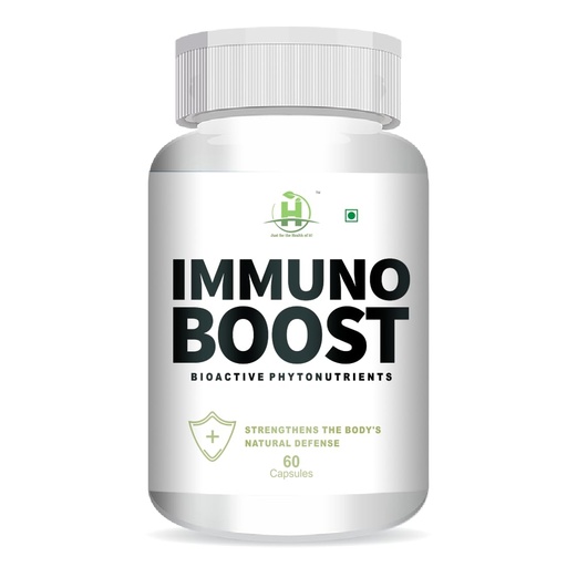 [BRSRMCYYPMMREYA6] Healthy Nutrition - Just for the Health of it Immuno Boost Capsules Helps to Promote Healthy Immune | Antioxidant (60 Capsules)