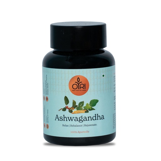 [BRSRGZYCCIJWG23H] Ashwagandha 500 mg | Stress Relief, Better Sleep, Calm Mind & Energy Booster | Pure Withania Somnifera Root Extract | 30 Veg Capsules
