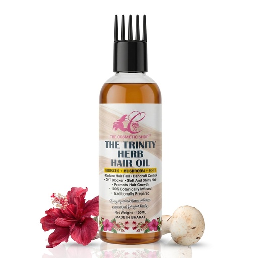 [BRSRGGA3OIMWM235] AYURVEDIC HAIR FALL CONTROL Oil & Scalp Nourishment For Men & Women | HIBISCUS+ MUSHROOM+ FO-TI | 100ml