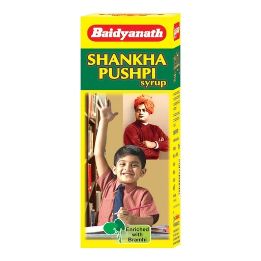 [BRSWGEANCJ6REHQ3] Baidyanath Asli Ayurved Shankhapushpi Syrup - 450 Ml, Liquid