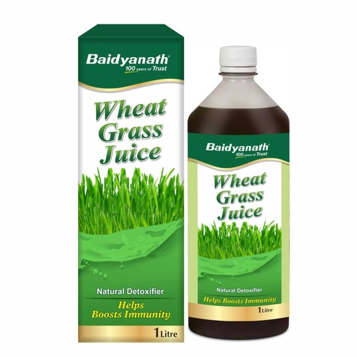 [BRSROGAPDNYAECDL] Baidyanath Ayurved Wheatgrass Juice 1 Litre | Pure Green Superfood Wellness Drink | Supports Detox, Immunity & Gut Health | Rich in Vitamins, Minerals & Chlorophyll | No Added Sugar | For Men & Women