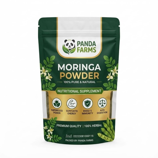 [BRSRYFD6CEJQ23DX] Organic Moringa Powder 1 kg | Pure Sahjan Leaf Powder & Drumstick Leaves | Immunity & Energy Superfood for Daily Health, Hair & Skin