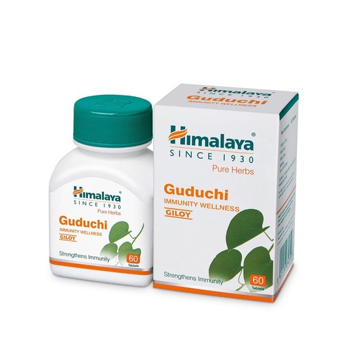 [BRSWIEDRCEDBS2DA] Himalaya Pure Herbs Guduchi Strengthens Immunity Wellness, Giloy, 60 Count