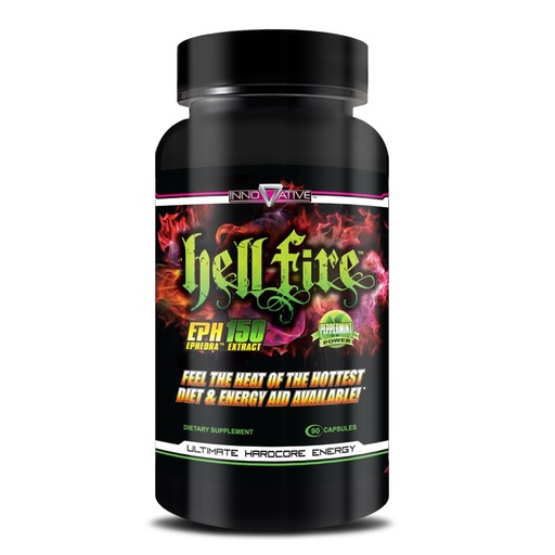 [BRSRYFAYPN6BOA3G] Innovative Hellfire® | Energy & Metabolism Support Supplement | With Caffeine & Herbal Extracts | 90 Capsules | For Adults