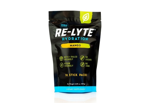 [BRSRMZQLA4CRGC3F] REDMOND Re-Lyte Hydratio Electrolyte Drink Powder Mix (Mango) 30 Stick Packs