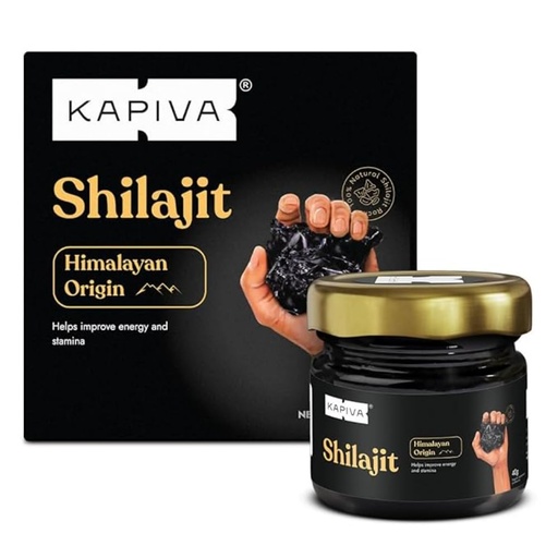[BRSW2BQPCJYAAFLX] Kapiva Original Himalayan Shilajit/Shilajeet Resin 40g |Super Saver Pack| 250mg/Serving | For Energy, Endurance & Vitality | 160 Servings | 100% Ayurvedic