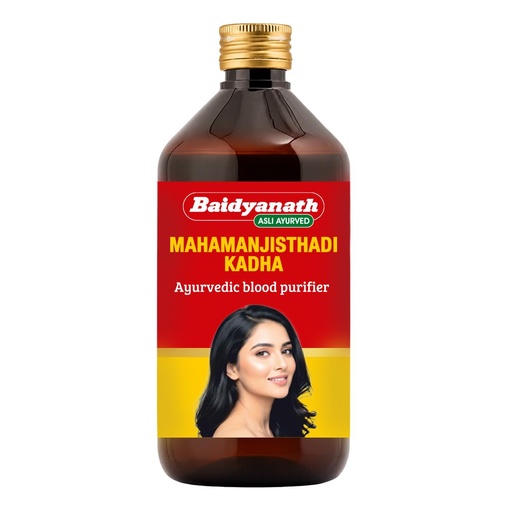 [BRSWIE36CF7GMF3C] Baidyanath Mahamanjisthadi Kadha - 450 ml | Herbal Formula with Mahamanjishtha, for Skin and Wellness Support