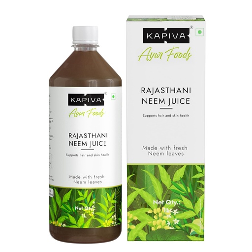 [BRSWKH37A4EGKCQY] Kapiva Neem Juice | Made with Rajasthani Neem | Helps Boost Immunity and Fight Infections (1L)