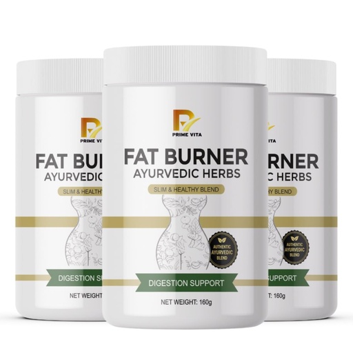 [BRSRYGD5DEHGAADV] PRIMEVITA Fat Burner Powder | Thermogenic | Supports Weight Management & Boosts Metabolism 160g (PACK-3)