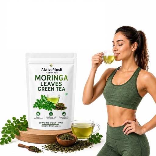 [BRSRYFIPBZ6BG3Y2] Moringa Tea for overall wellness green leaves Infusion Tea