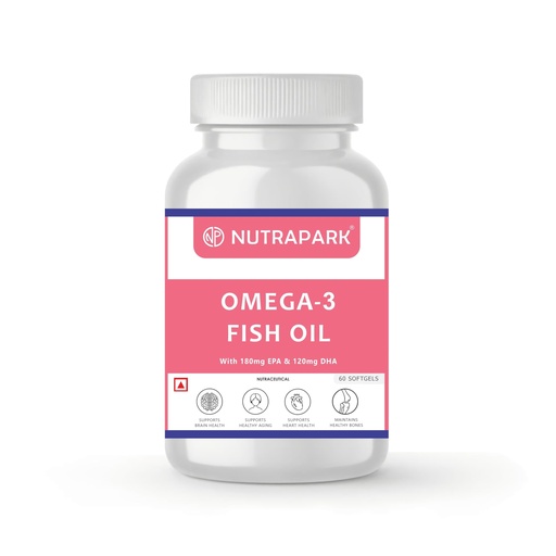 [BRSREFD2OYIBMALJ] Omega 3 Fish Oil, 60 Softgels