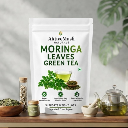 [BRSRYFIFCMHQKCYV] Green tea Herbal Moringa Tea for overall wellness Infusion Tea