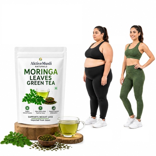 [BRSRYFIPPN7R43IV] Moringa Green Tea with Moringa Leaf, Vetiver Root Herbal Tea