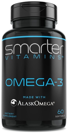 [BRSWGFALCMMAKEQ4] SmarterVitamins Omega 3 Fish Oil, Strawberry Flavor, Burpless, Tasteless, 2000mg, DHA EPA Triple Strength, Made with AlaskOmega®