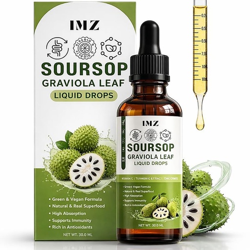 [BRSRGGIYOENRYA3L] Soursop Bitters Liquid Drop | Graviola leaf | Hanuman Phal Laxman for Cell Support, Immune System and Gut Health Support, Soursop Liquid | 50 ml by IMZ