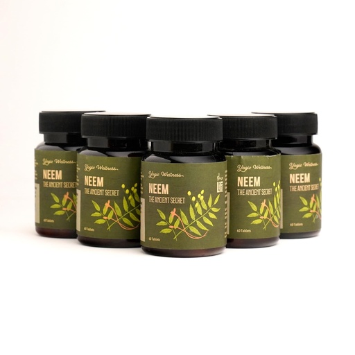 [BRSRG2YHAB6GOFY3] Isha Life Neem Tablets - Pack of 5 (60 Pcs Each) | 100% Neem Leaf Tablets | Yogic Superfood| For Daily Detox |