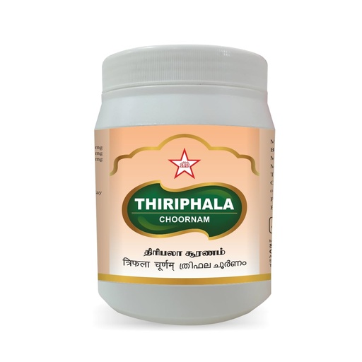 [BRSRMEAECV6AIYDZ] SKM Triphala Chooranam 500 gram, Powder