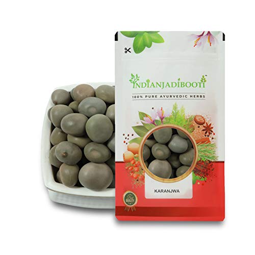 [BRSWYCQHBNYRUDTF] IndianJadiBooti Pure Karanjwa Beej (Latakaranja) | Raw Ayurvedic Bitter Tonic for Women's Cycle Balance, Seasonal Wellness & Gut Detox (100g)