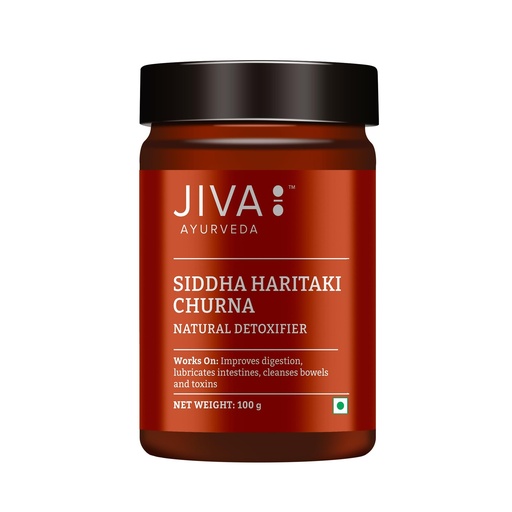 [BRSRAGAZBZYQM3DU] Jiva Siddha Haritaki Churna | Detoxifies Body & Improves Metabolism | 100% Ayurvedic Herbal - 100g (Pack of 1)