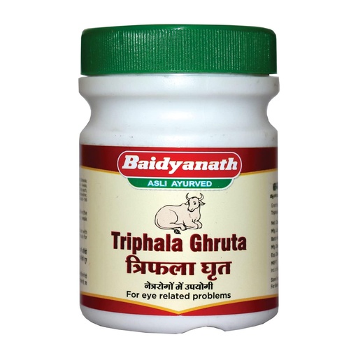 [BRSREHAYCN7BSCLP] Baidyanath Asli Ayurved Triphala Ghrita – 100g (Pack 0f 2) | Ayurvedic Herbal blend for Digestive Wellness & Eye Care | 100% Pure & Natural
