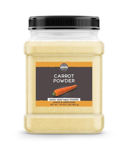 [BRSROA36AEOWE2T6] Birch & Meadow Carrot Powder, 1 lb, Smoothies & Juices, Vegetable Powder, Beta Carotene