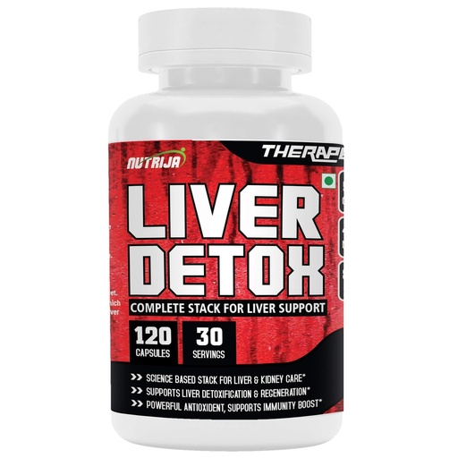 [BRSROBL7OUHQYGQZ] NutriJa Liver Detox - L-Glutathione Reduced with Milk Thistle Extract & N-Acetyl Cysteine | Antioxidant Wellness Support | 120 Capsules