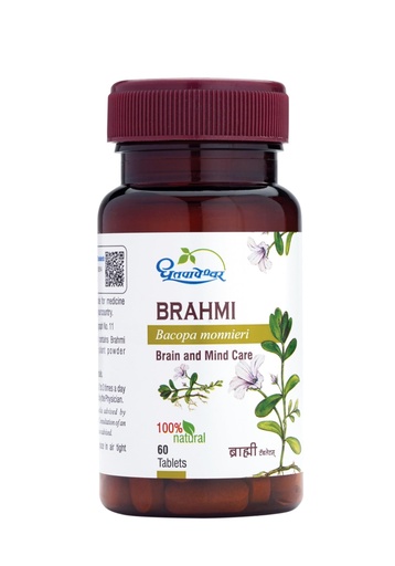 [BRSRABDQBZ5B6GY7] Dhootapapeshwar Brahmi Tablet | 60 Tablets X Pack Of 1