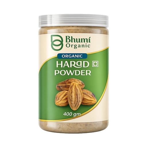 [BRSREHTYCUJR4E33] Bhumi Organic Harad Powder, 400 GM
