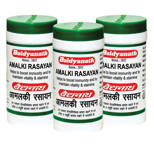 [BRSWYAIEAF6BGH37] Baidyanath Asli Ayurved Amalki Rasayan 120g (Pack of 3) | Ayurvedic Immunity Support | Amla Rasayan for Daily Wellness & Vitality | Herbal Health Supplement