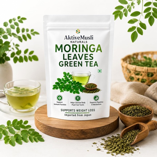 [BRSRYFIFCACQ23LD] Organic Green Tea With Moringa, Natural Super Green Tea