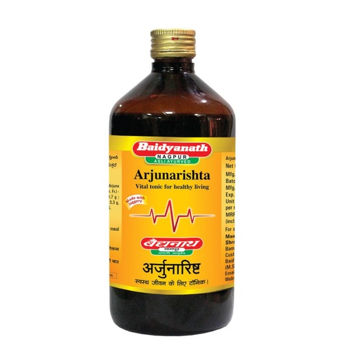 [BRSWGEANCN5AOCAY] Baidyanath Asli Ayurved Arjunarishta Syrup for Healthy Heart Care and Digestion Tonic - 450 ml
