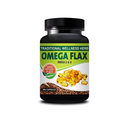 [BRSRMGD3ABYWA3YV] OMEGA FLEX capsule daily dietary supplement 100% Ayurvedic