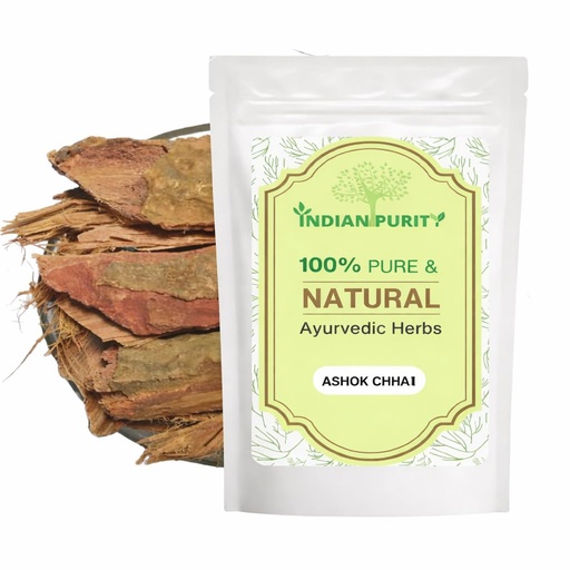 [BRSREGT6OEBAEDY4] IndianPurity Ashoka Chaal (100g) | Raw & Dried Saraca Asoca Bark | Pure Ashoka ki Chhaal for Women's Wellness & Hormonal Balance | 100% Natural & Authentic Ayurvedic Herb