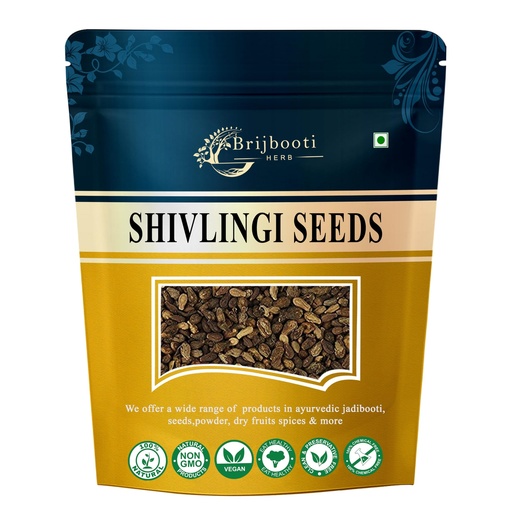 [BRSW2AT4BV6WG23L] Brijbooti Shivlingi Beej 50 Gr | Shivlangi | Shivling | Sivalingi Seed | Bryonia laciniosa
