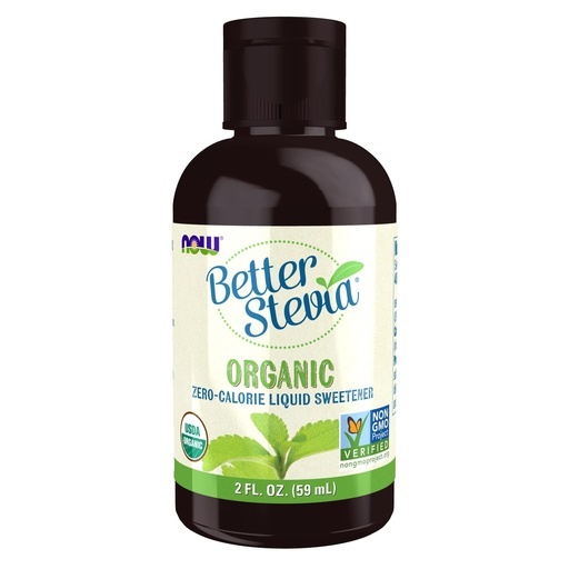 [BRSWIYYCOEBAM3I3] Now Foods, Certified Organic, Better Stevia, Liquid Sweetener, 2 fl oz (60 ml)