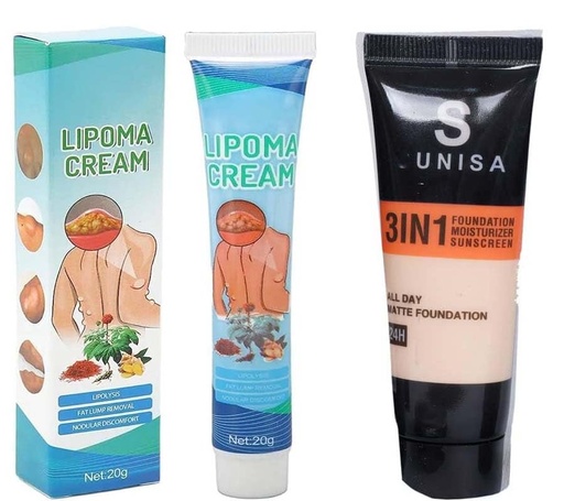 [BRSROFL7AV6WKHTB] Lipoma Removal Cream Whole Body Lipoma Lump Fat Removal-3in1 foundation makeup waterprofff set 2
