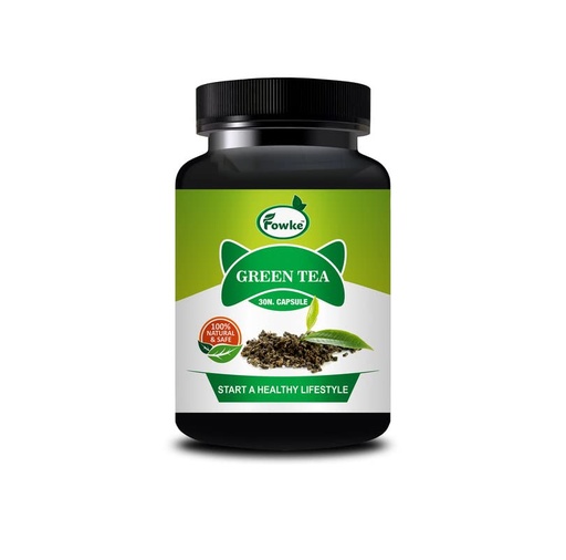 [BRSROZQFCMMGOC3H] SABATES Green Tea Capsule | Burns Fat Easily & Antioxidant | Weight Loss Capsule (No Side/Effect)