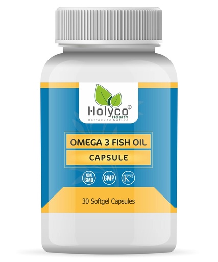 [BRSROZY5BF5GACA6] Omega-3 Fish Oil Softgels Capsule - 30 Capsules | Marine Oil softgels capsules