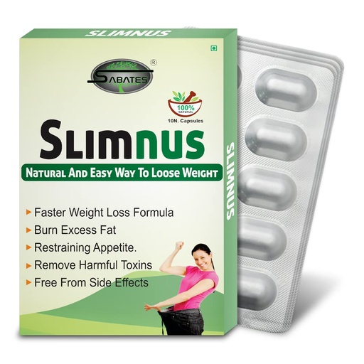 [BRSRMEDYCRYBEYLL] Slimnus Capsules Help To Burns Fat Without Diet Exercise For Men |Women organic ingredients