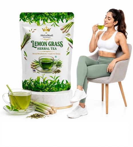 [BRSRY2QQOZ6A433P] Lemongrass Herbal Tea- Boost Metabolism Used For Detox, Weight loss Green Tea