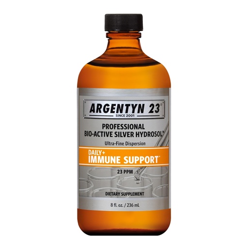 [BRSWIZADAR7GK2QV] Argentyn 23 Professional Immune Support - Colloidal Silver, Bio-Active Silver Hydrosol, 23 ppm, Liquid Twist Top, 8 Fl Oz (236 mL)