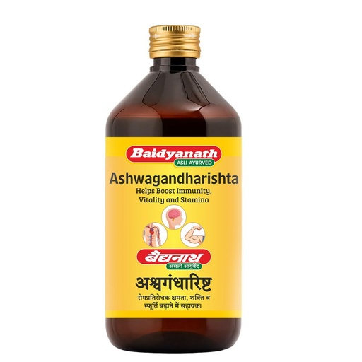 [BRSRACAZO4MGMFI2] Baidyanath Ashwagandharishta - 450 ml | Boosts Immunity & Reduces Stress | For Health, Strength & Wellness